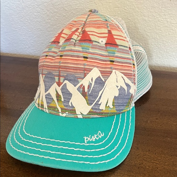 Pistil McKinley Multicolor Mountain Trucker Hat - Picture 1 of 7